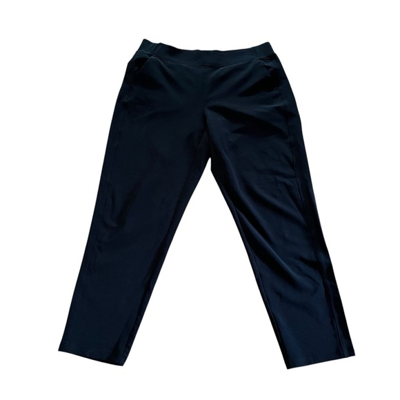 32 Degrees Cool Women’s Cropped Joggers M | Black Stretch Lounge Pants casual - Picture 1 of 6